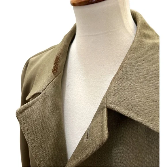 GUCCI VINTAGEfully lined tan trench coat SZ XL